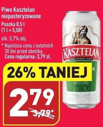 Kasztelan Piwo niepasteryzowane 0,5l