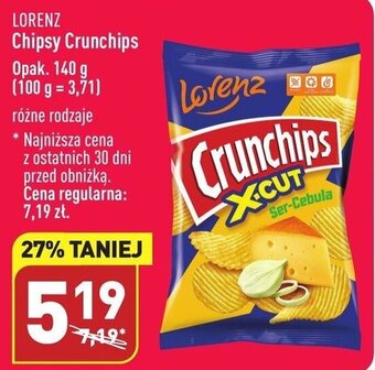 ALDI Lorenz Chipsy Crunchips 140g oferta