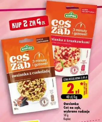 Nasz Sklep Kupiec Owsianka Coś na ząb, wybrane rodzaje 50 g oferta