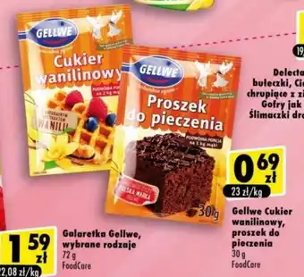 Nasz Sklep FoodCare Gellwe Cukier wanilinowy proszek do pieczenia 30 g oferta