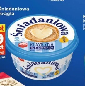 Społem Śniadaniowa margaryna o zmniejszonej zawartości tłuszczu klasyczna 450 g oferta