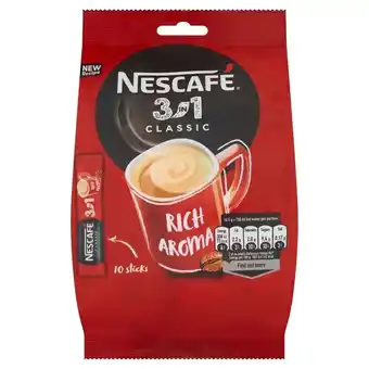 Passa Nescafé 3in1 classic rozpuszczalny napój kawowy 165 g (10 x 16,5 g) oferta