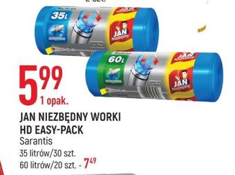 E.Leclerc Worki na śmieci 60 l jan niezbędny oferta