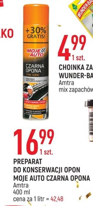 E.Leclerc Preparat do czyszczenia kół czarna opona moje auto oferta