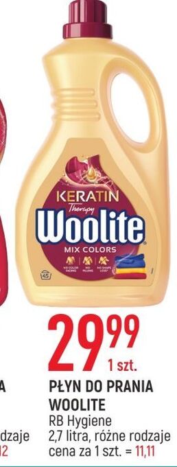 E.Leclerc Płyn do prania mix colors woolite keratin oferta