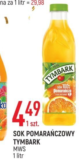 E.Leclerc Sok pomarańczowy tymbark 1936 oferta