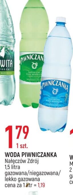E.Leclerc Woda niegazowana piwniczanka oferta