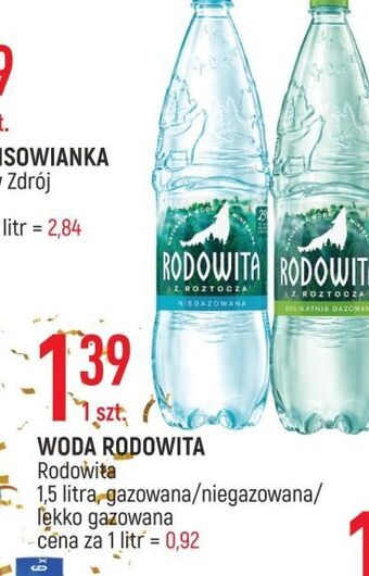 E.Leclerc Woda gazowana rodowita z roztocza oferta