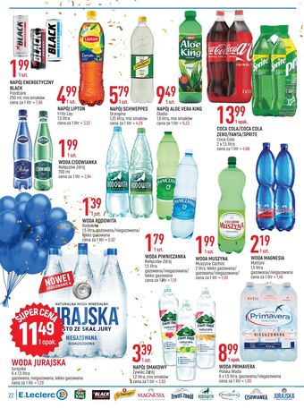 E.Leclerc Napój energetyczny classic black energy oferta