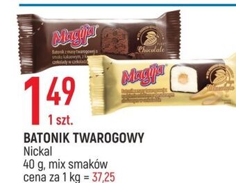 E.Leclerc Batonik z masy twarogowej kawałkami czekolady w polewie kakaowej magija oferta