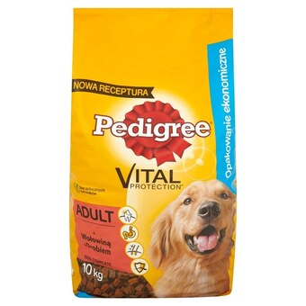 Intermarche Pedigree vital protection adult z wołowiną & drobiem karma pełnoporcjowa 10 kg oferta
