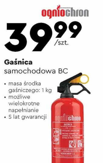 Gaśnica samochodowa ogniochron