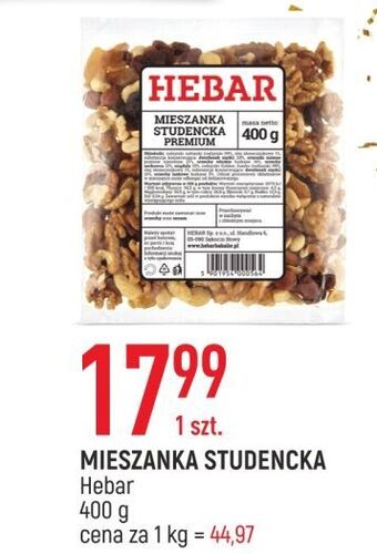 E.Leclerc Mieszanka studencka premium hebar oferta