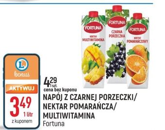 E.Leclerc Nektar czarna porzeczka fortuna oferta