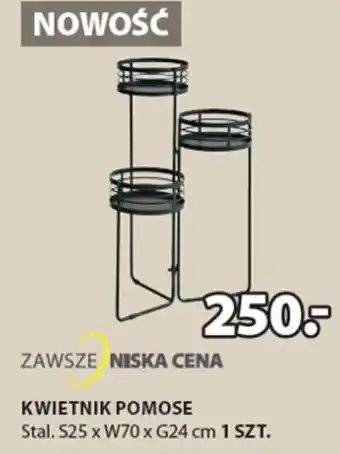 JYSK Kwietnik Pomose S25xW70xG24cm oferta