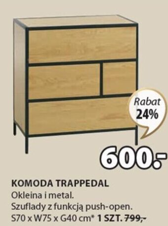 Komoda Trappedal S70xW75xG40cm