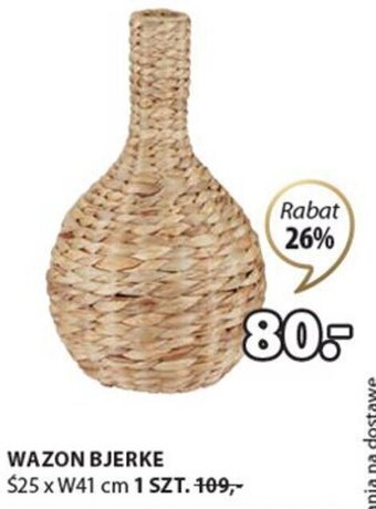 JYSK Wazon Bjerke Ś25xW41cm oferta