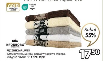 JYSK Kronborg ręcznik malung 50x100cm oferta