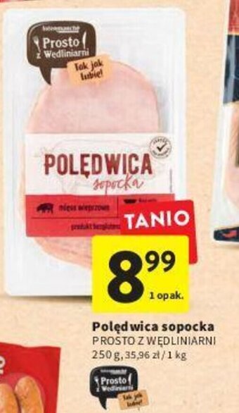 Intermarche Prosto z wędliniarni polędwica sopocka 250 g oferta