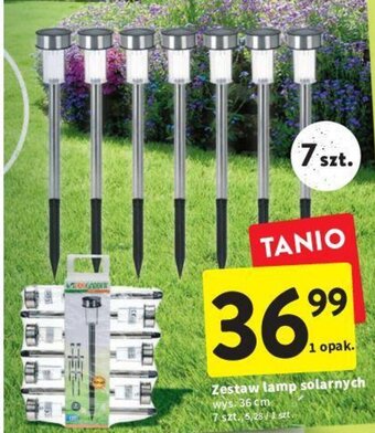 Intermarche Zestaw lamp solarnych oferta