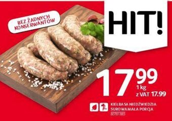 Selgros Kiełbasa niedźwiedzia surowa 1kg oferta