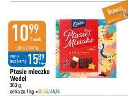E.Leclerc Czekoladki waniliowe e. wedel ptasie mleczko oferta