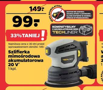 Netto Szlifierka mimośrodowa akumulatorowa 20 v oferta