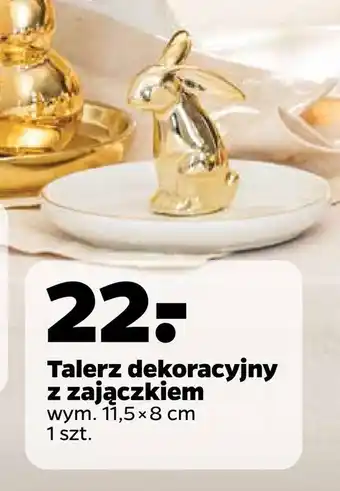 Netto Talerz dekoracyjny z zajączkiem oferta