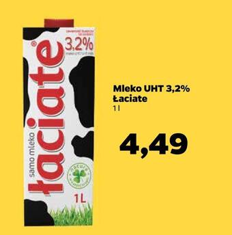 Netto Mleko uht 3,2% łaciate oferta