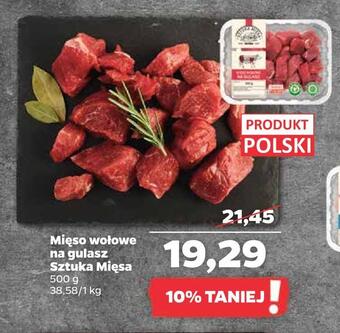 Netto Mięso wołowe na gulasz sztuka mięsa oferta