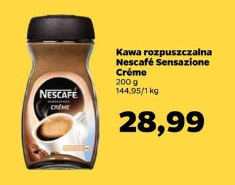 Netto Kawa rozpuszczalna nescafé sensazione créme oferta