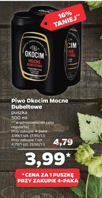 Netto Piwo okocim mocne dubeltowe oferta
