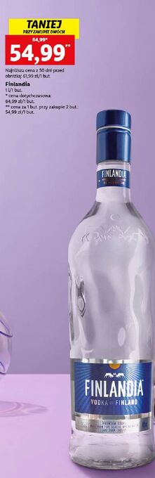 Lidl Wódka finlandia vodka of finland oferta