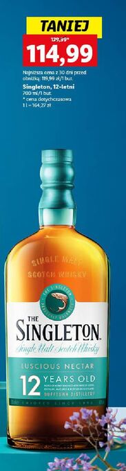 Lidl Whisky singleton of dufftown 12 yo oferta