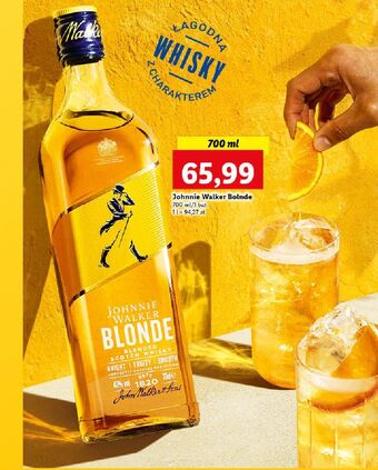 Whisky johnnie walker blonde