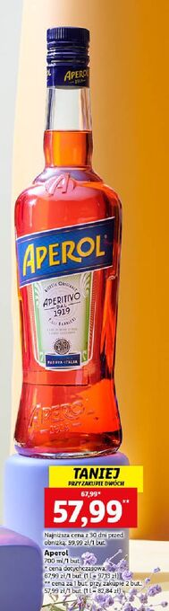 Lidl Likier aperol aperitivo oferta