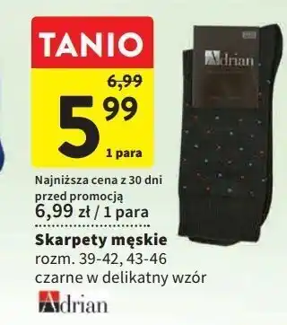 Intermarche Skarpetki męskie 43-46 adrian oferta