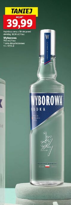 Lidl Wódka wyborowa vodka oferta