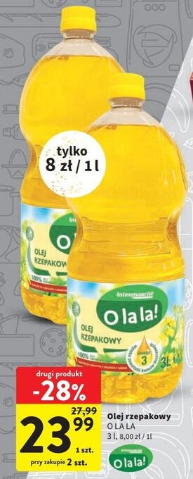 Intermarche Olej rzepakowy intermarche o la la! oferta