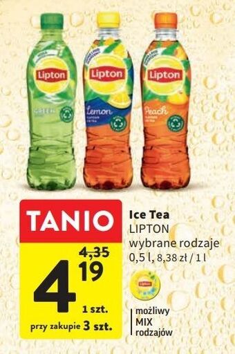 Intermarche Herbata mrożona lemon lipton ice tea oferta