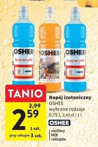Intermarche Napój izotoniczny wieloowocowy oshee oferta