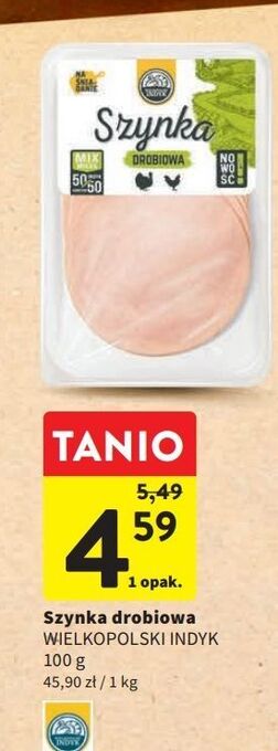 Intermarche Szynka drobiowa wielkopolski indyk oferta