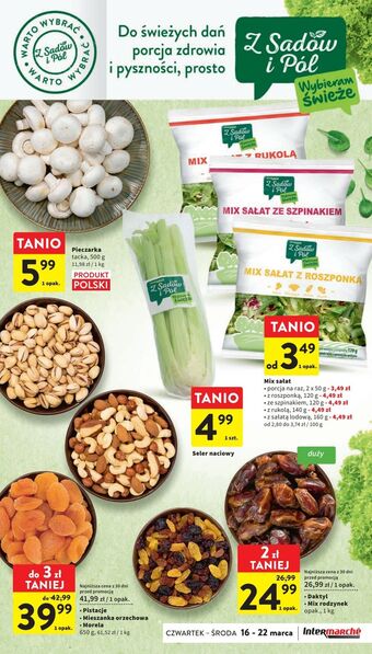 Intermarche Pieczarki oferta