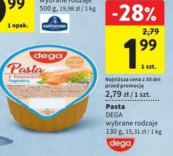 Intermarche Pasta z łososiem łagodna dega oferta