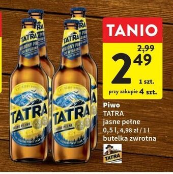 Intermarche Piwo tatra jasne pełne oferta