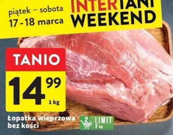 Intermarche Łopatka wieprzowa bez kości oferta