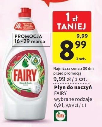Intermarche Płyn do mycia naczyń granat fairy oferta