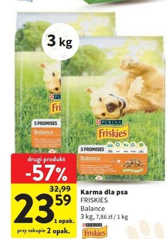 Intermarche Karma dla psa balance friskies vitafit oferta