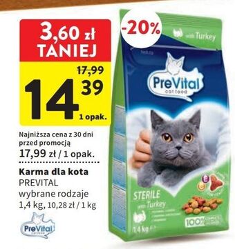 Intermarche Karma dla kota sterile prevital naturel oferta