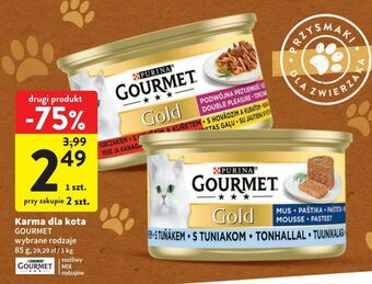 Intermarche Karma dla kota kurczak purina gourmet gold oferta